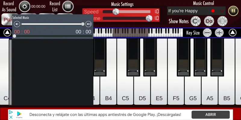 Real Piano android App screenshot 0