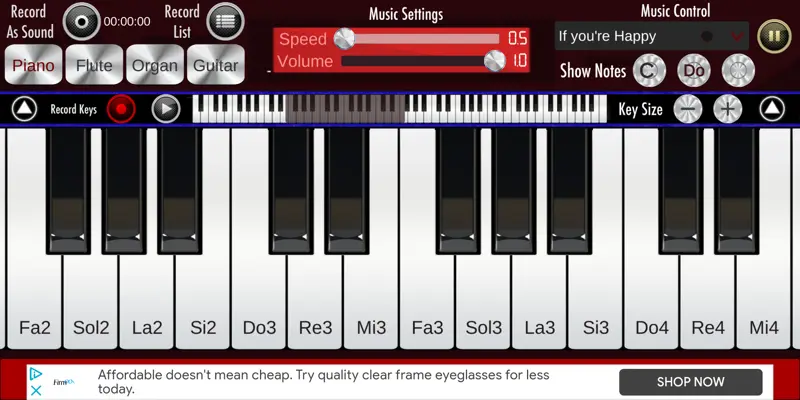 Real Piano android App screenshot 2